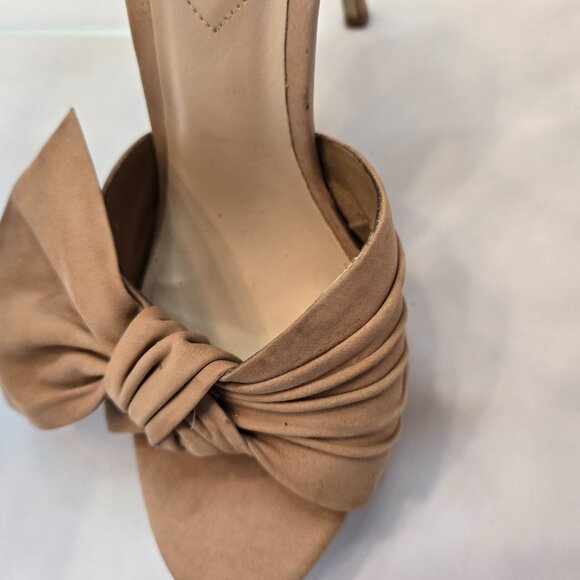 ALDO Women's Sublimity Suede Open Toe Platform Heels/Stilettos Sz: 8 Taupe - Picture 3 of 12